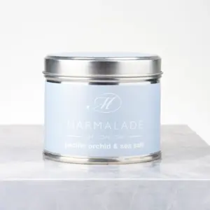Marmalade Of London Pacific Orchid & Sea Salt Tin Candle
