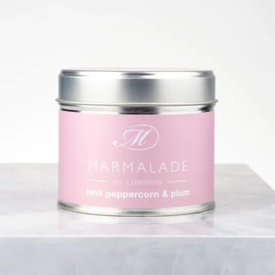 Marmalade Of London Pink Pepper & Plum Tin Candle