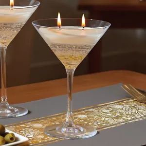 Martini Candle - Gold Stars