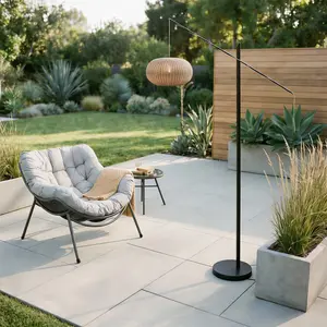 Matera Sesame Rattan Floor Lamp - image 2