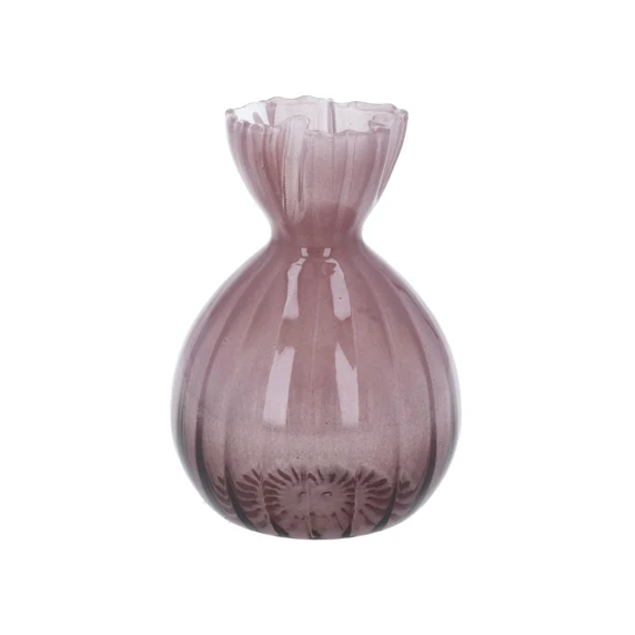 Mauve Frill Bud Vase