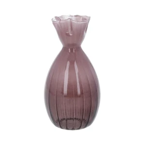 Mauve Frill Tall Bud Vase