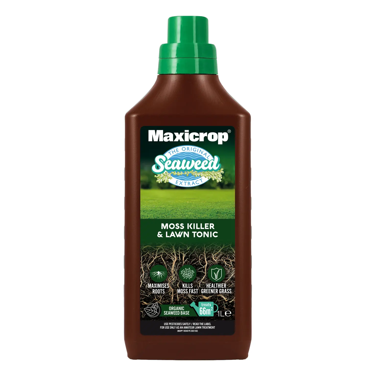 Maxicrop Moss Killer & Lawn Tonic 1L - Cowell's Garden Centre