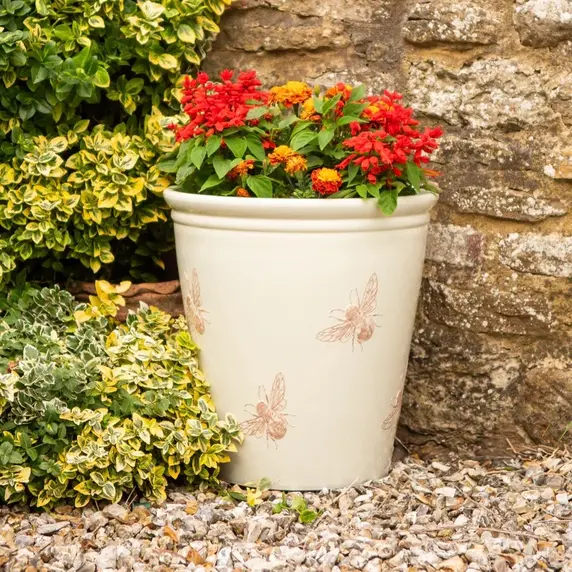 Meadow Bee Pot Ø40cm - Off White - image 2