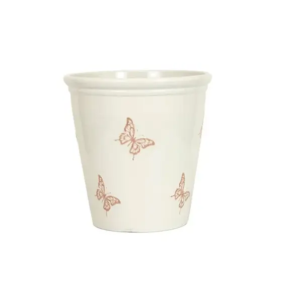 Meadow Butterfly Pot Ø40cm - Off White - image 1
