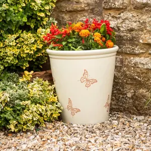 Meadow Butterfly Pot Ø40cm - Off White - image 2