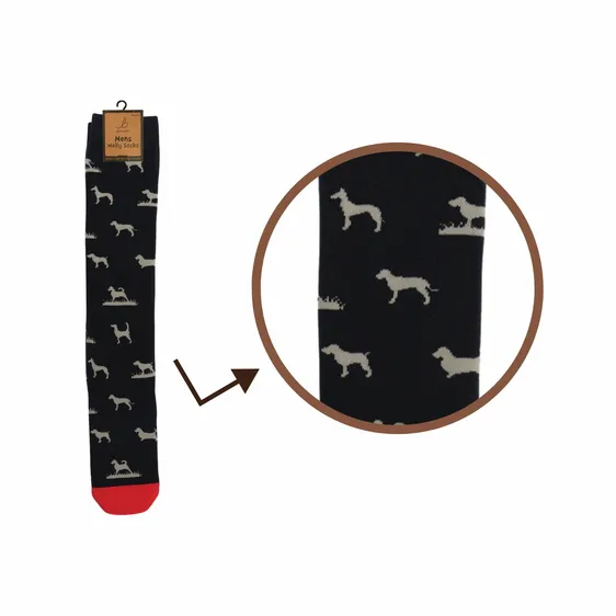 Men's Hunting Dogs Welly Socks
