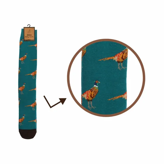 Men's Pheasant Welly Socks