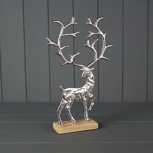Metal Reindeer Figurine - Large
