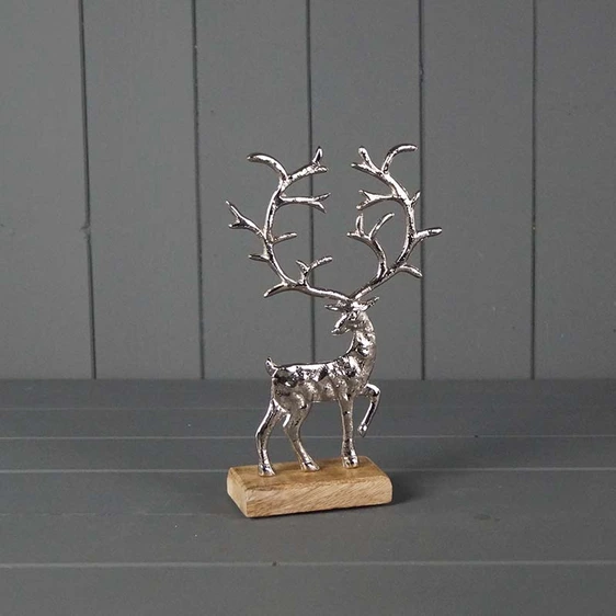 Metal Reindeer Figurine - Small