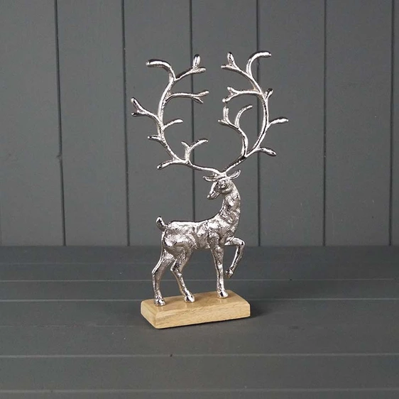 Metal Reindeer Figurine - Medium