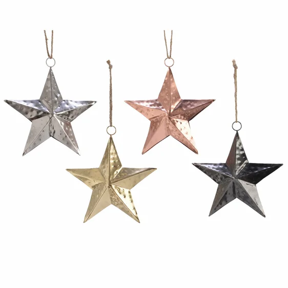 Metal Star Tree Decoration