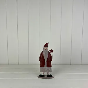 Metal Winter Santa Figurine