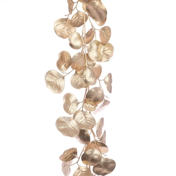 Metallic Eucalyptus Garland - Champagne