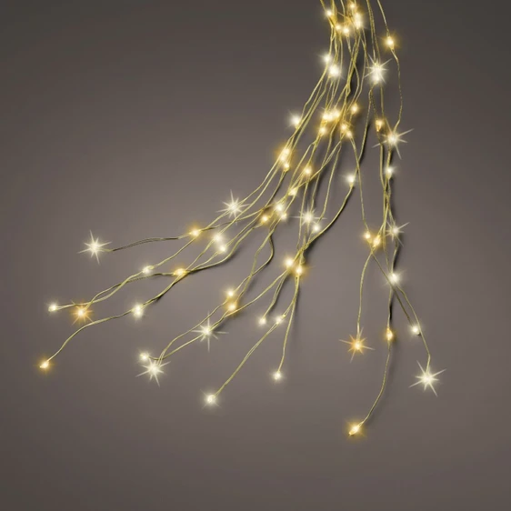 Micro Wire Garland Lights - Warm White & Classic Warm - image 2