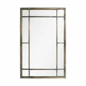 Milano Gold Rectangle Mirror - image 1