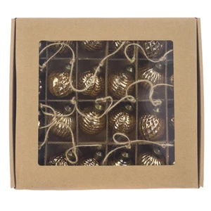 Mini Bauble Garland - Gold