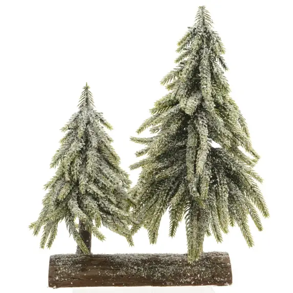 Miniature Trees On Stand - Snowy - image 2