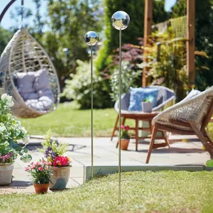 Mirror Ball Decorative Stake - Medium