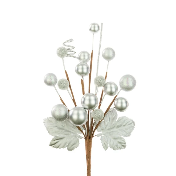 Mixed Silver Berry Stem