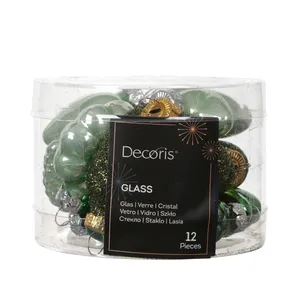 Mixed Shape Bauble Set - Green - image 2