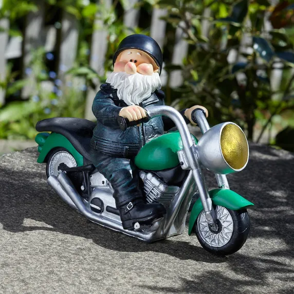 Motorbike Gnome Ornament