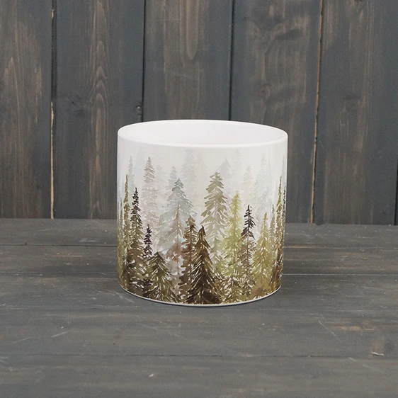 Mountainscape Print Pot Ø14cm