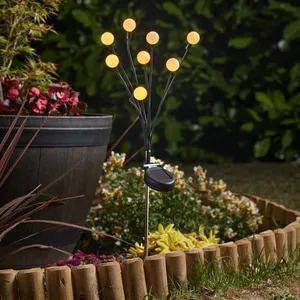 Multi-Stem Glow Globes Stake Light - Warm White
