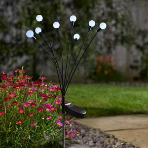 Multi-Stem Glow Globes Stake Light - Cool White