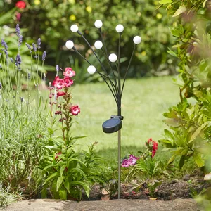 Multi-Stem Glow Globes Stake Light - Cool White - image 2