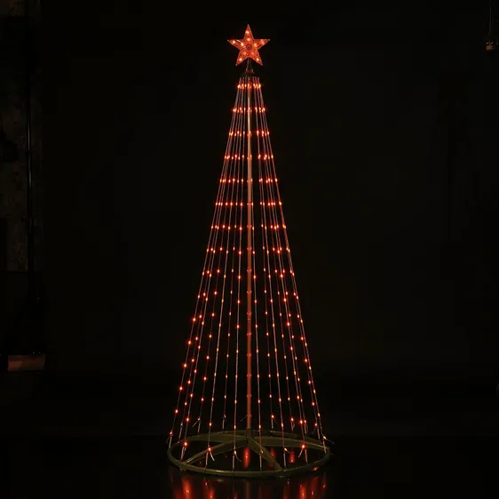 Multicolour Wire Cone Tree - 1.8m - image 2