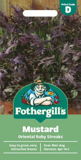 Mustard Oriental Ruby Streaks Seeds - image 1