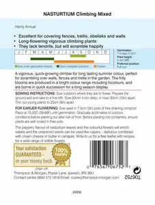Nasturtium Climbing Mixed - image 2