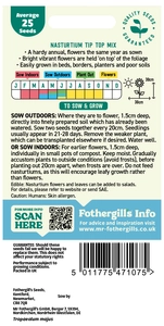 Nasturtium Tip Top Mixed Seeds - image 2