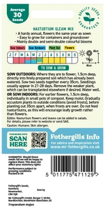 Nasturtium (Trailing) Gleam Mixed Seeds - image 2