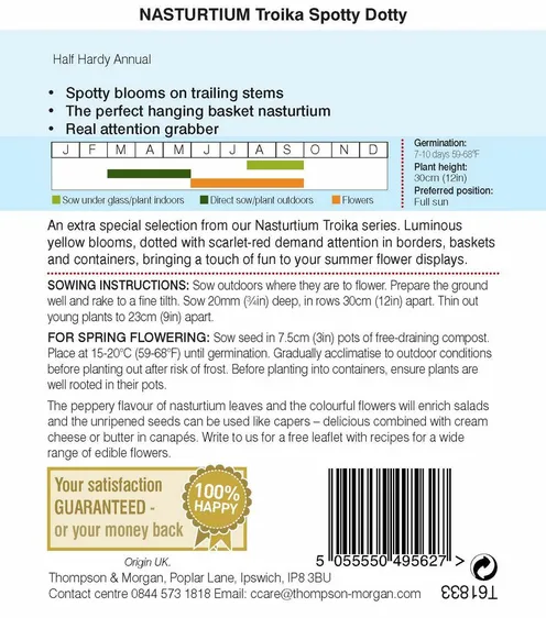 Nasturtium Troika Spotty Dotty - image 2