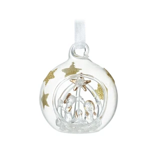 Nativity Glass Bauble