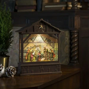 Nativity Scene Water Lantern