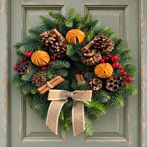 Natural Wreath - 10" - image 1