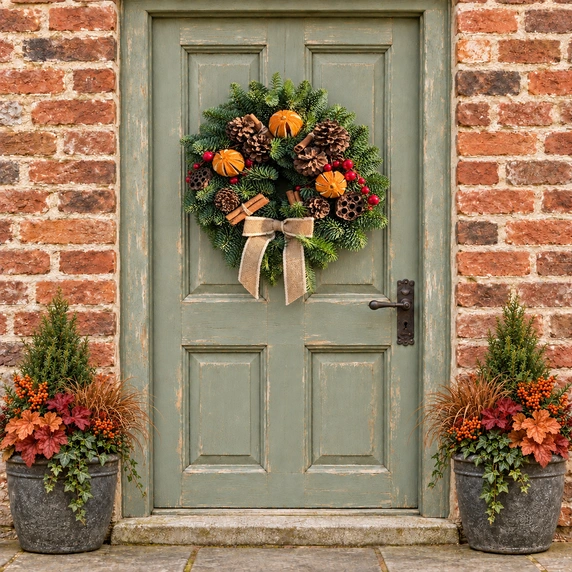 Natural Wreath - 10" - image 2