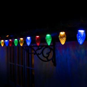 Noma Large Faceted Cone String Lights