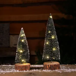 Noma Mini Bristle Light Up Christmas Tree - Small - image 2