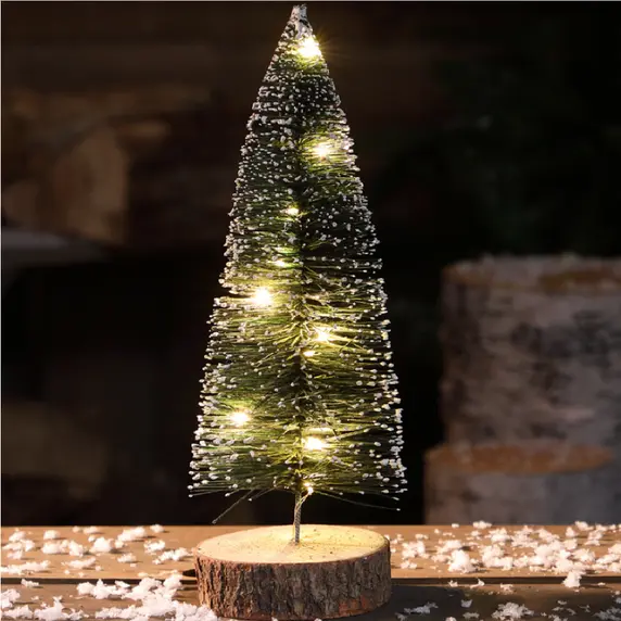 Noma Mini Bristle Light Up Christmas Tree - Small - image 1