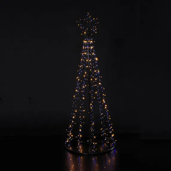 Noma Paris By Night Cone Christmas Tree - 1.6m - image 2