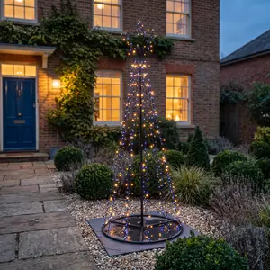 Noma Paris By Night Cone Christmas Tree - 1.6m - image 1