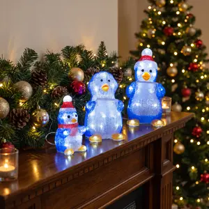 Noma Penguin Choir Acrylic Light Set - image 1