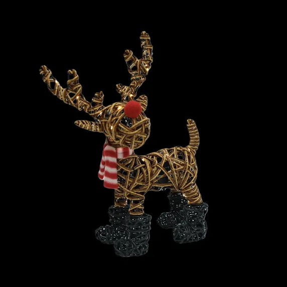 Noma Rudolph In Boots Light Up Figurine - 38cm