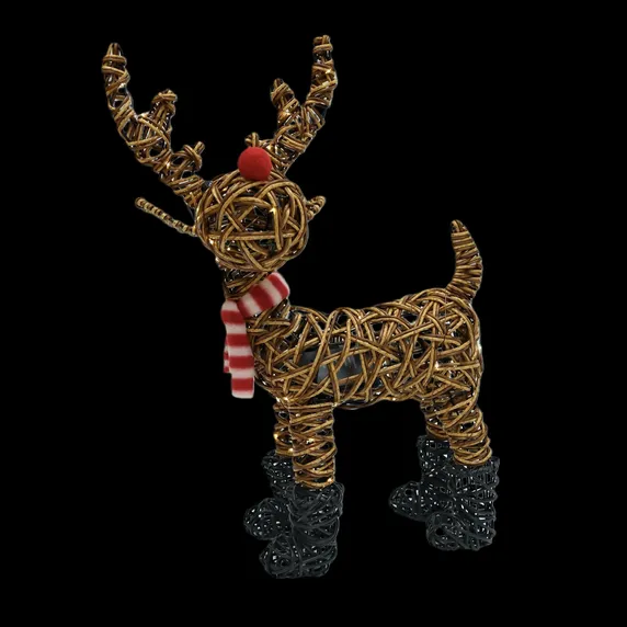 Noma Rudolph In Boots Light Up Figurine - 52cm