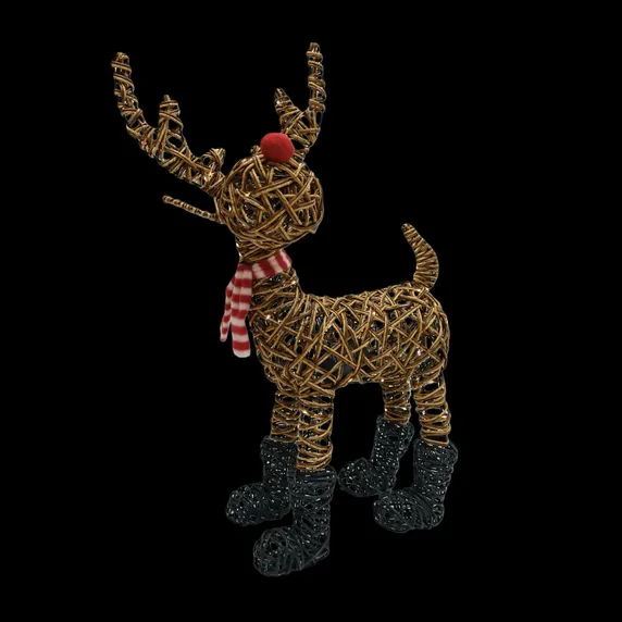 Noma Rudolph In Boots Light Up Figurine - 70cm