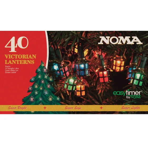 Noma Victorian Lantern 40 String Lights - image 2
